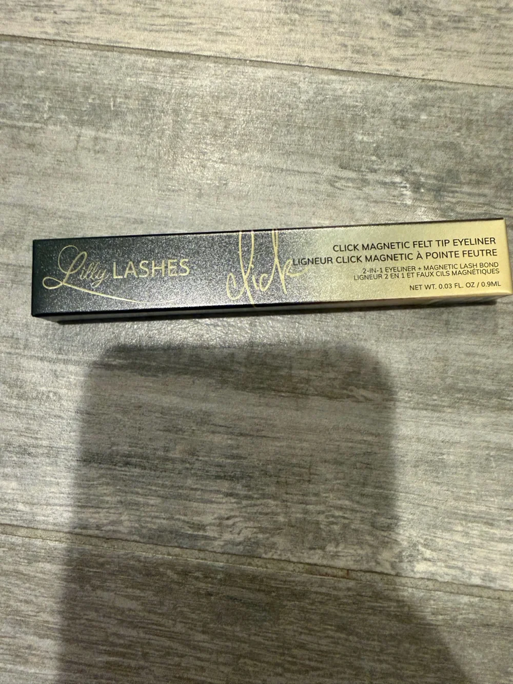 NEW! Lilly Lashes Click Magnetic Felt Tip Eyeliner — Black